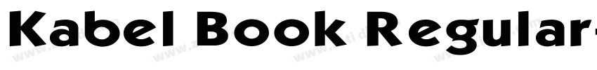 Kabel Book Regular字体转换